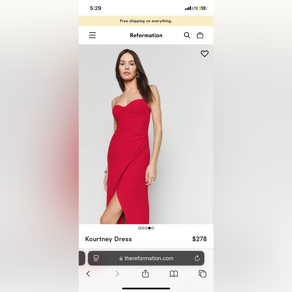 Reformation Kourtney dress